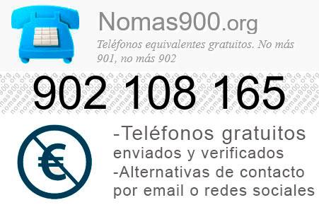 Teléfono 902108165