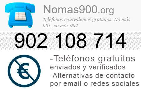 Teléfono 902108714