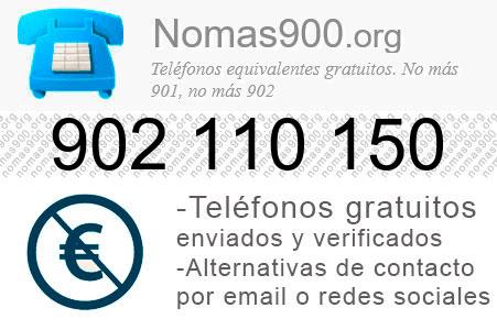 Teléfono 902110150