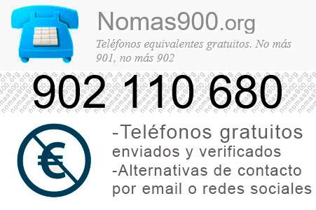 Teléfono 902110680