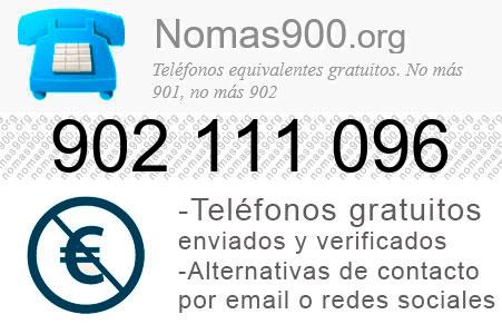 Teléfono 902111096