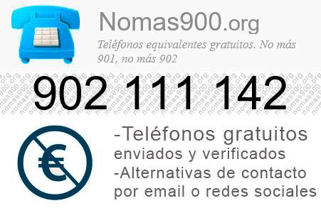 Teléfono 902111142