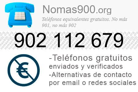 Teléfono 902112679