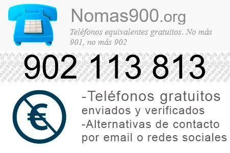 Teléfono 902113813