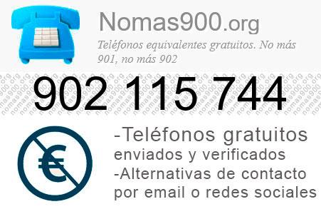 Teléfono 902115744