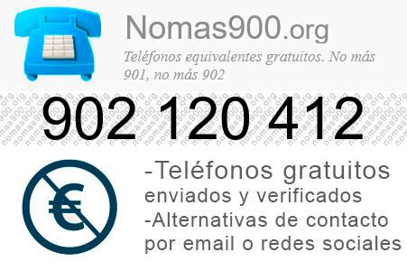 Teléfono 902120412