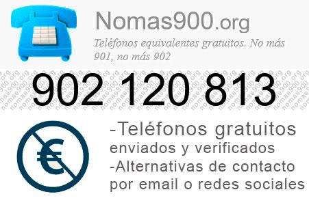 Teléfono 902120813