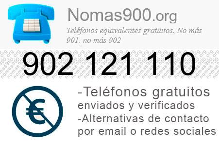 Teléfono 902121110