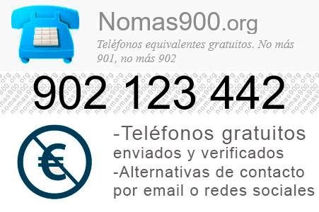 Teléfono 902123442