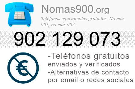 Teléfono 902129073