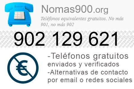 Teléfono 902129621