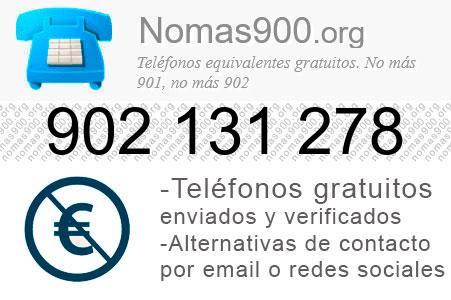 Teléfono 902131278