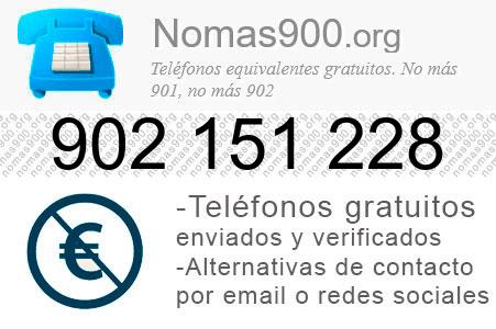 Teléfono 902151228