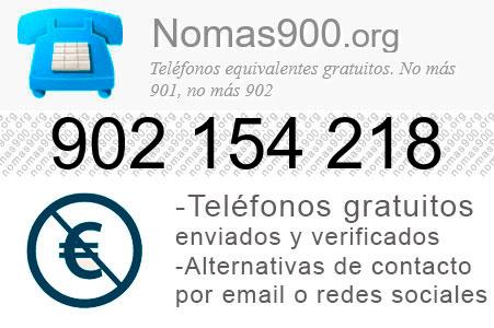 Teléfono 902154218