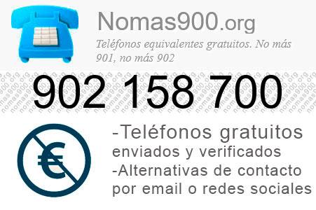 Teléfono 902158700