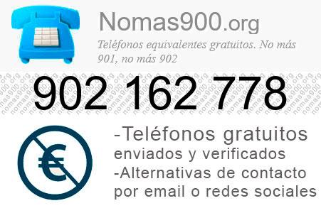 Teléfono 902162778