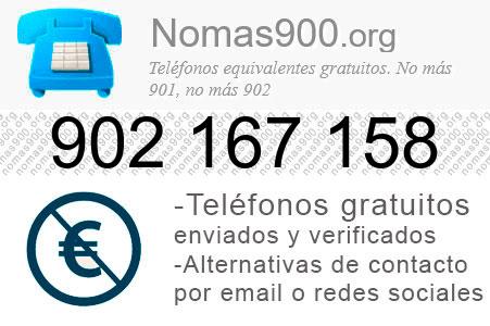 Teléfono 902167158