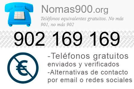 Teléfono 902169169