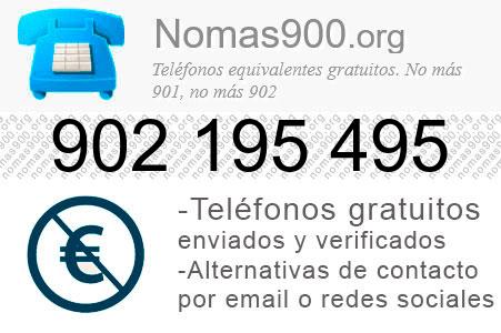 Teléfono 902195495