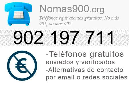 Teléfono 902197711