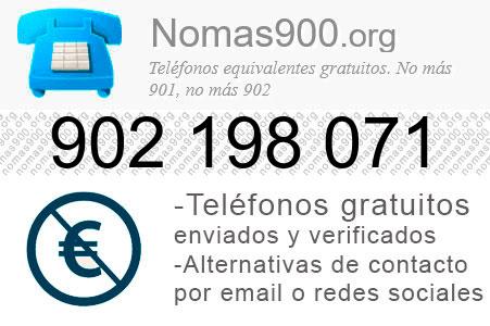 Teléfono 902198071