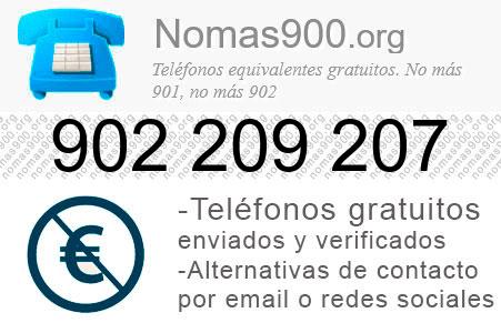 Teléfono 902209207