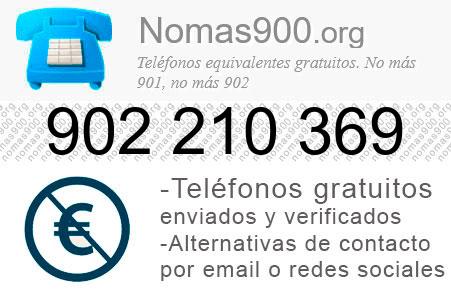 Teléfono 902210369