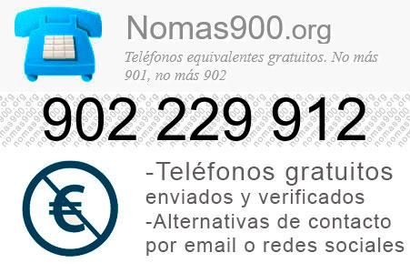 Teléfono 902229912