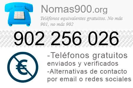 Teléfono 902256026