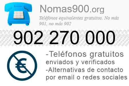 Teléfono 902270000