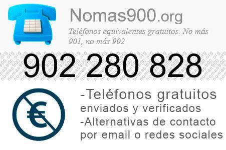 Teléfono 902280828