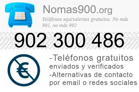 Teléfono 902300486