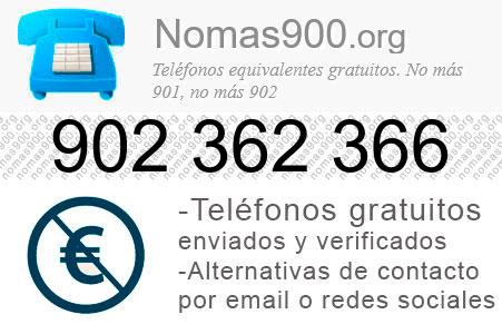 Teléfono 902362366