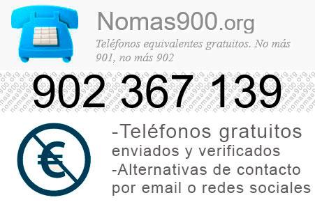 Teléfono 902367139