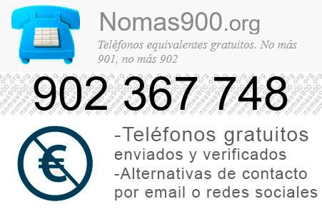 Teléfono 902367748