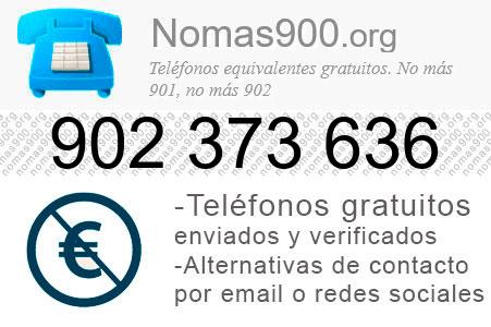 Teléfono 902373636