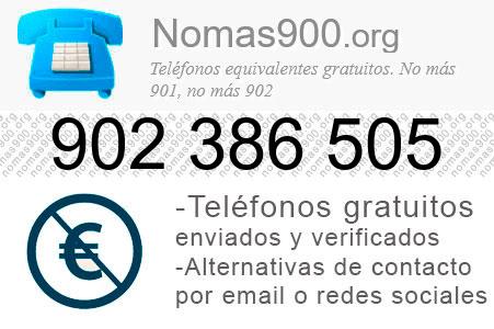 Teléfono 902386505