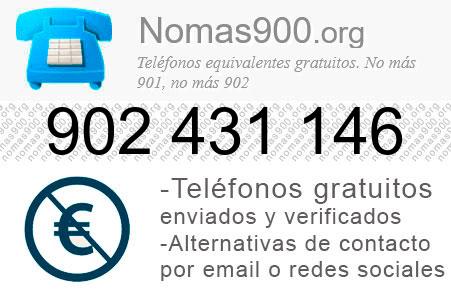 Teléfono 902431146