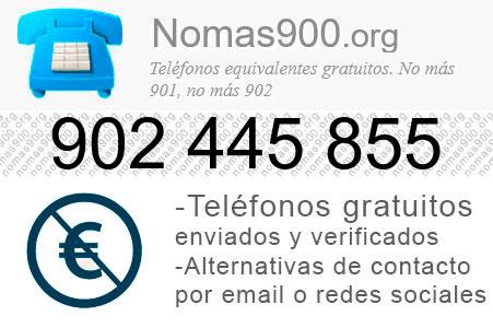 Teléfono 902445855