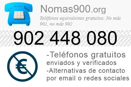 Teléfono 902448080