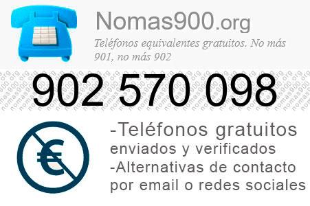 Teléfono 902570098