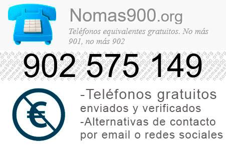 Teléfono 902575149