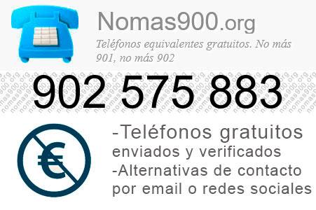 Teléfono 902575883