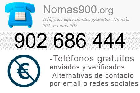 Teléfono 902686444