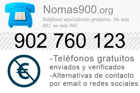 Teléfono 902760123