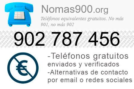 Teléfono 902787456