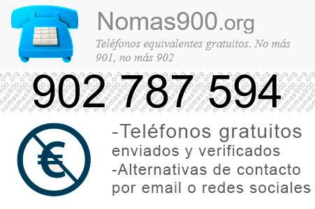 Teléfono 902787594