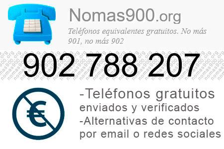 Teléfono 902788207