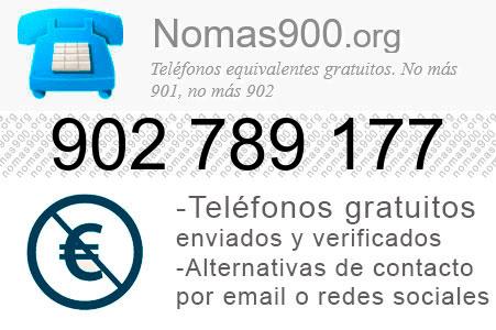 Teléfono 902789177