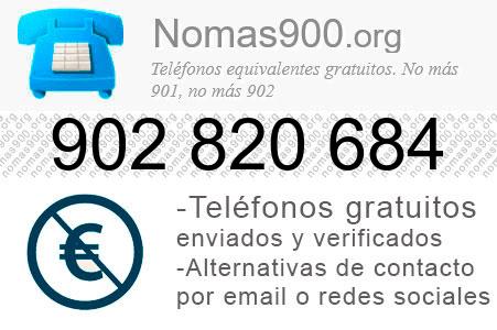 Teléfono 902820684